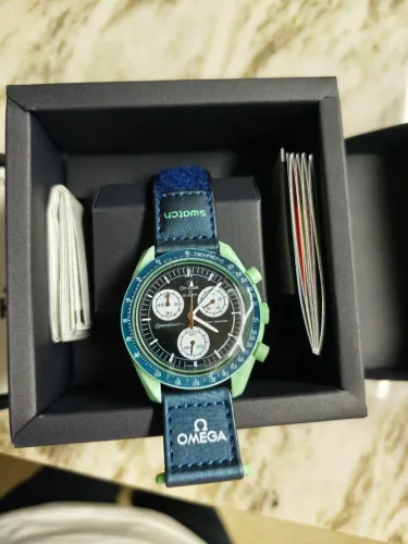 Relógio Omega Swatch Mission on Earth