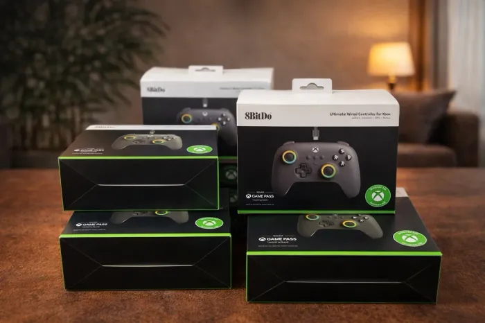 Controle 8BitDo Ultimate C Xbox / PC - Hall Effect + Grátis 1 mês de Xbox Game Ultimate