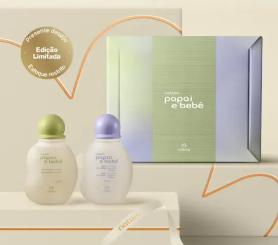 Presente Natura Colônias Papai e Bebê Miniaturas (2 produtos)