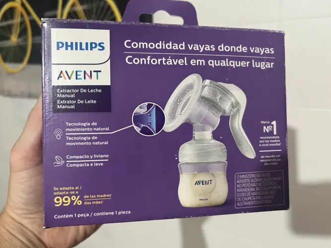 Extrator de leite Philips Avent novo