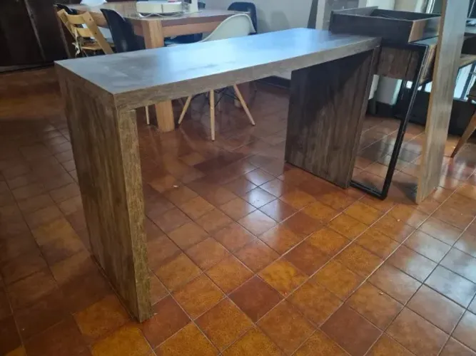 Escrivaninha ou aparador Dalla Costa TC122 freijó 120x78x45