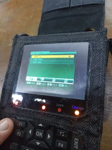 Localizador de Satélite Satlink WS-6906 Perfeito Estado + Capa com Alça e Carregador