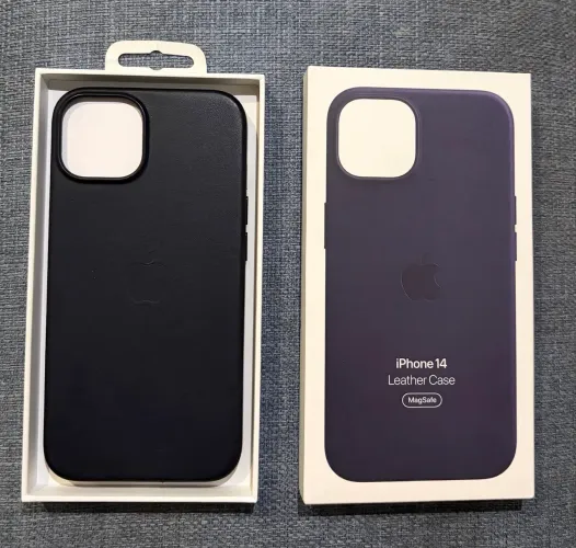 Capa Couro iPhone 14 Original