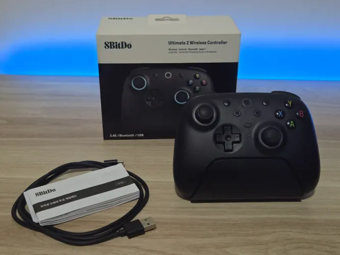 Controle Gamer 8BitDo Ultimate 2 RGB Wireless Hall Effect