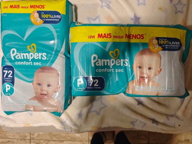 Fralda Pampers P