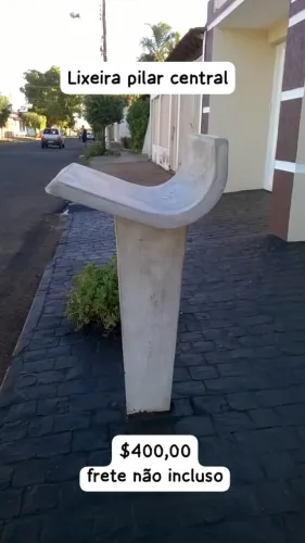 Lixeira Concreto