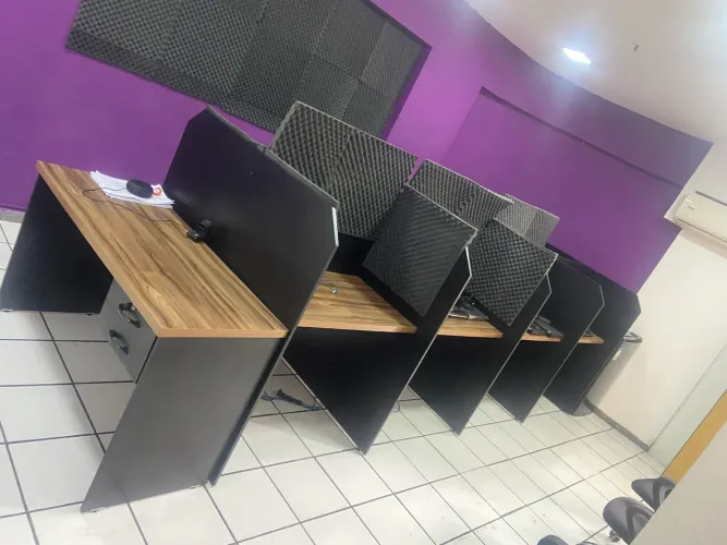 Baias call center 8 posições
