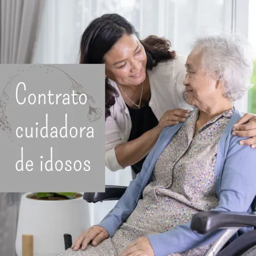 Contrato cuidadora de idosos 