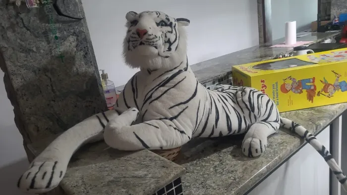 Tigre de pelúcia
