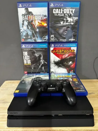 Playstation 4 Slim 500GB Preto Onyx