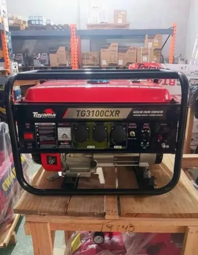 Gerador de Energia 3.1 KVA Gasolina 220v Monofásico 4 tempos - Toyama (Novo)