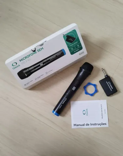 Microfone sem fio semi novo