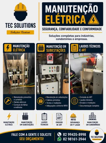 Eletricista | Manutenção Elétrica | Instalação e Reparos Elétricos