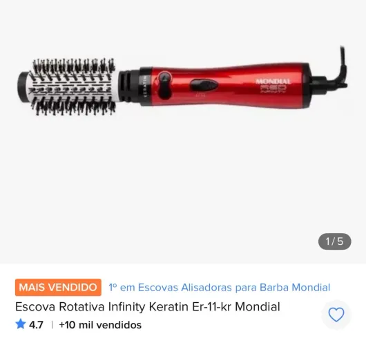 Escova Giratória Kerantin Mondial