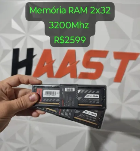 Memória Ram 2x32GB 3200MHz [Novo]