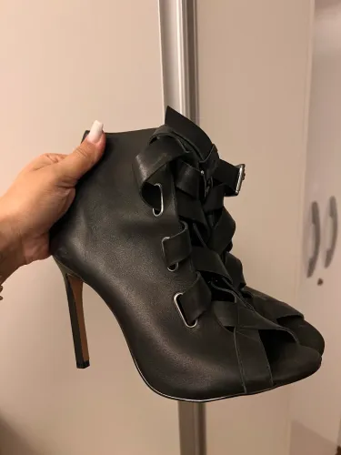 Bota cano curto morena rosa 39