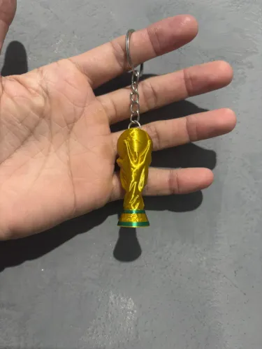Taça da copa do mundo chaveiro 