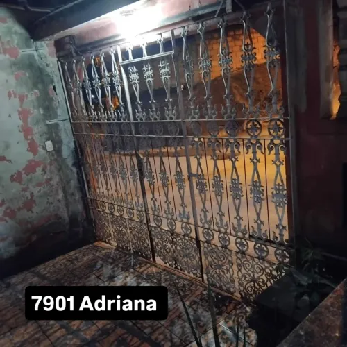 Portão de garagem de ferro de correr