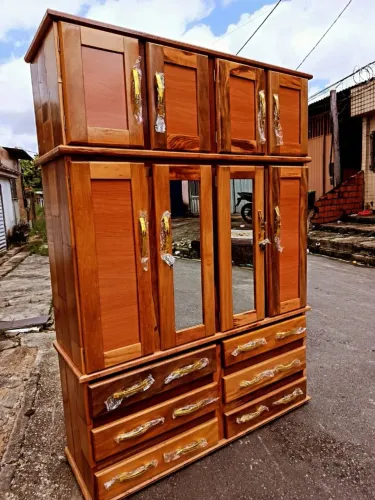 Guarda roupa roupeiro casal madeira maciça