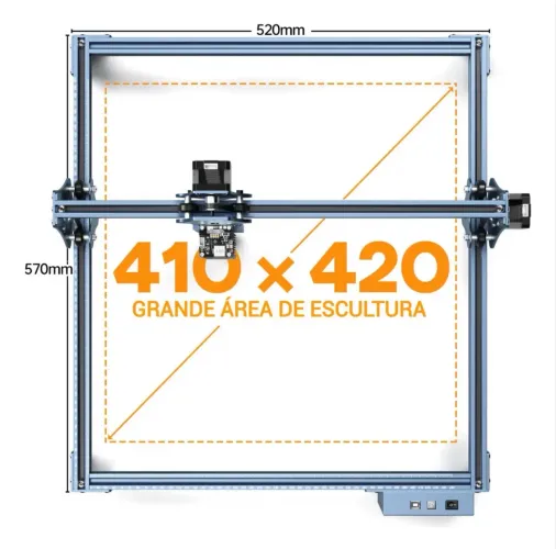 Sculpfun S9 - Máquina de Corte e Gravação a Laser (Semi-Nova)
