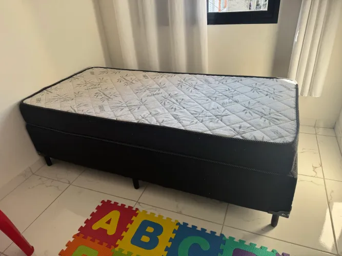 Cama box de solteiro