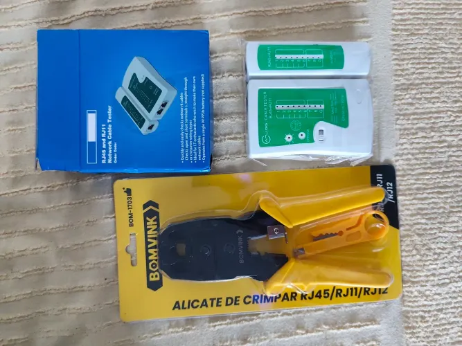 Alicate para cabo de réde e testador novos lacrado última peça