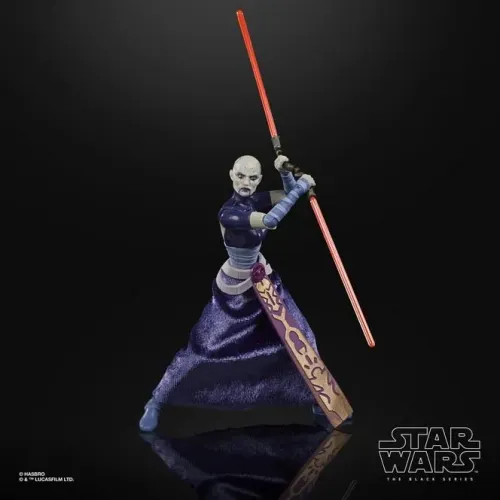 Star Wars Black Series Asajj Ventress Action Figure Hasbro original figura rara e esgotada