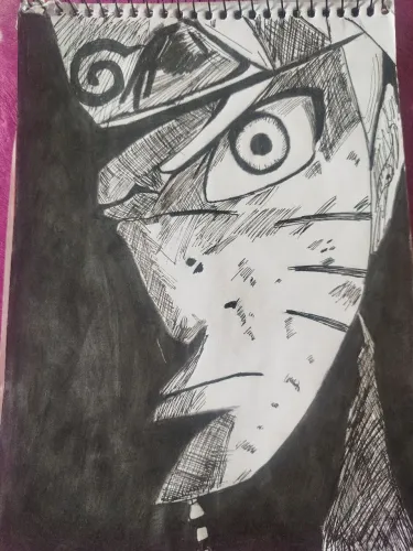 Desenho Original Feito à Mão - Anime/Mangá | Plastificado