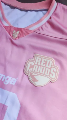 camisa red canids edição colecionador oversized edição outubro rosa 2023