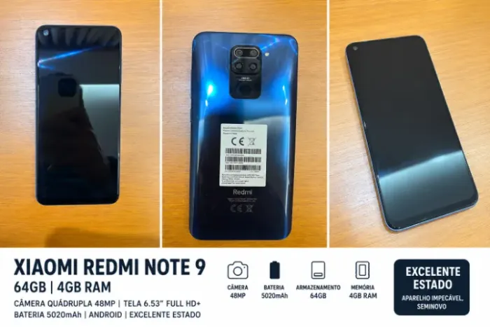? Xiaomi Redmi Note 9 64GB 4GB RAM | Excelente Estado |