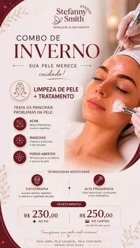 Limpeza de pele com retorno 