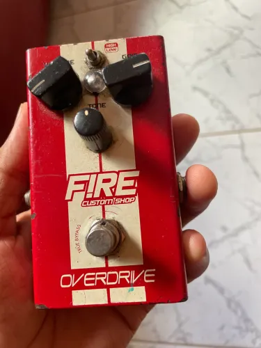 Pedal overdrive fire custom shop