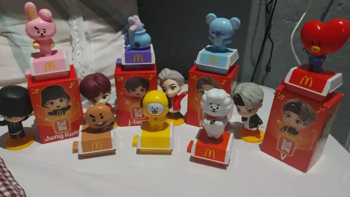 Coleção BTS TinyTAN McDonald's + BT21 Completa | Colecionador