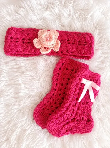Vestidos em crochê pra bebê