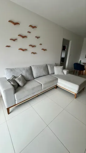 Sofá 4 lugares com chaise (2,60m)