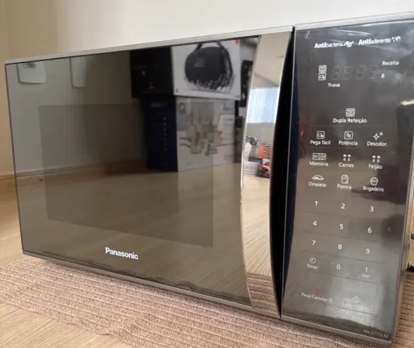 Micro-ondas Panasonic 34L Inox - Ótimo Estado