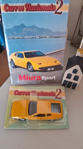 Miura Carrinho Miniatura Carros Nacionais Clássicos 2 com fascículo 
