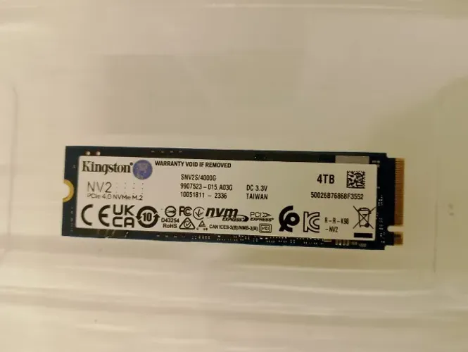 4TB | SSD Kingston NV2 PCIe 4.0 4TB