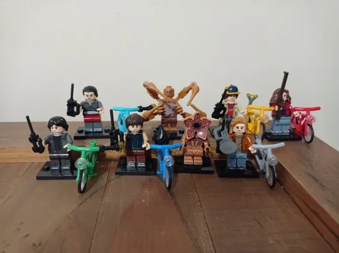Bloco de montar lego Colecionáveis Stranger Things Dustin Eleven Vecna Serie