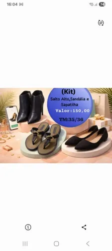 Kit calçados 