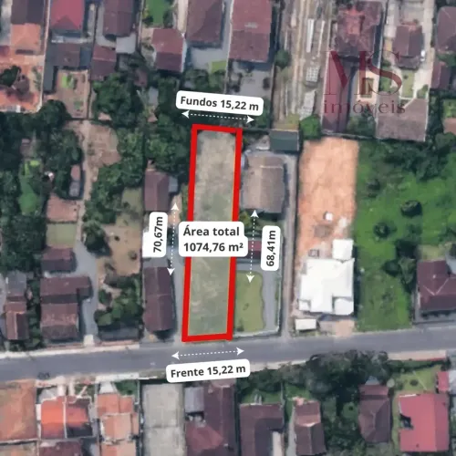 Imóvel para venda possui 1075 metros quadrados em Glória - Joinville - SC