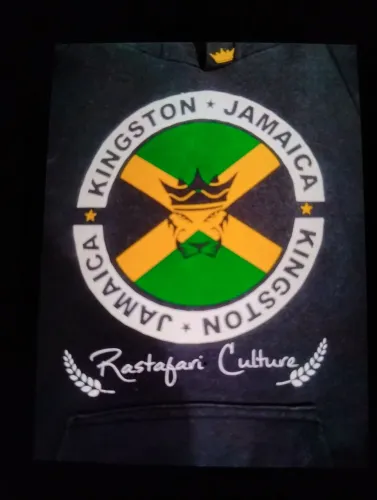 Blusa (Parka) Moletom Jamaica Rust Rasta tamanho M feminina 