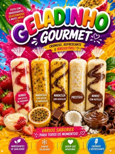 Geladinho gurmet 
