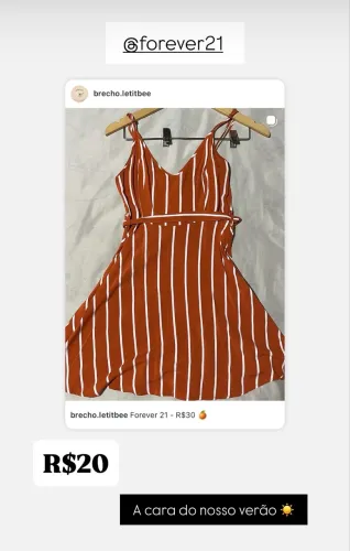 Vestido forever 21
