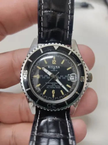 Relógio Sicura anos 70 colecionador