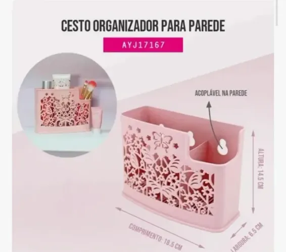 Cesto Organizador Parede Jacki Design