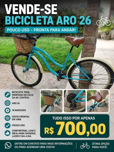 Bicicleta 18 marchas Azul Tiffany