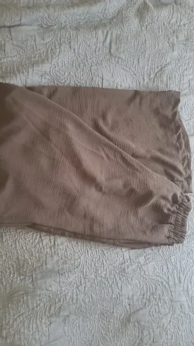 Calça pantalona em viscose preta da hot tam m