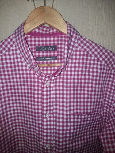 Camisa Masculina Importada M&S (Marks & Spencer) - Excelente Estado 