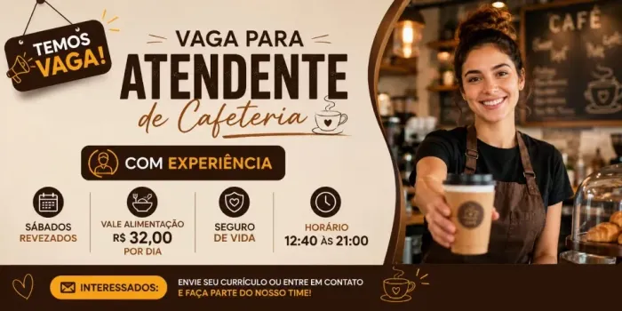 Atendente de cafeteria